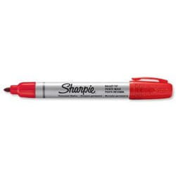 Sharpie S0945740 marcatore permanente Rosso 12 pz