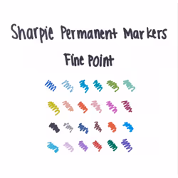 Sharpie Fine Point marcatore permanente Punta sottile Verde 12 pz - Vista aggiuntiva 4