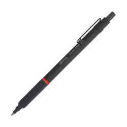 Rotring 1904260, Penna retrattile a clip, Nero, Metallo, 2 mm