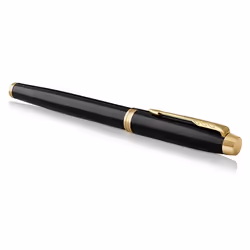 Parker IM penna stilografica Sistema di riempimento della cartuccia Nero, Oro 1 pz - Vista aggiuntiva 2