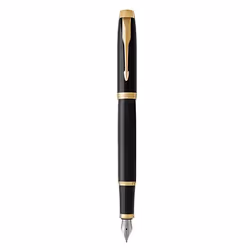 Parker IM penna stilografica Sistema di riempimento della cartuccia Nero, Oro 1 pz - Vista aggiuntiva 4