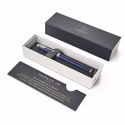 Parker IM penna stilografica Sistema di riempimento della cartuccia Blu 1 pz - Vista aggiuntiva 4