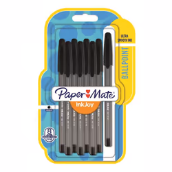 Papermate InkJoy 100 ST, Fermaglio, Penna a sfera, Nero, 8 pz, Medio