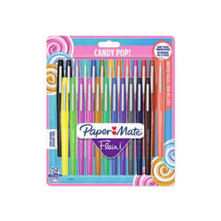 Papermate Flair Candy Pop Penna in gel con cappuccio Medio Multicolore 24 pz