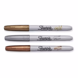 Sharpie 1986006 evidenziatore 3 pz Punta sottile Bronzo, Oro, Argento - Vista aggiuntiva 3