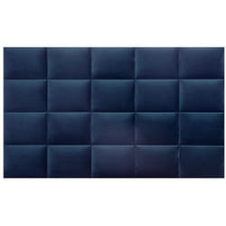 Pascal Morabito - Pannello da parete testata 200 cm Velluto Blu - bartel di