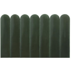 Pannello da parete testata 210 cm Velluto Verde - JAPI di Pascal Morabito