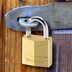 MASTER LOCK 120EURD lucchetto per bagaglio Luggage key lock Ottone Ottone, Argento