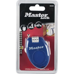 Master Lock 4603EURD Cavo Riavvolgibile, Combinazione Programmabile a 3 Cifre, 70 cm