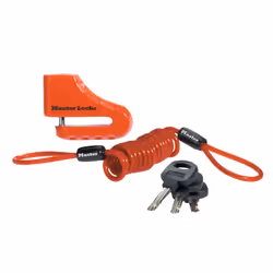 MASTER LOCK 8303EURDPS antifurto per bicicletta Rosso 50 mm Bloccadisco