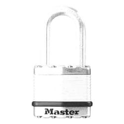 Master Lock - Lucchetto in acciaio laminato ad alta sicurezza 45 mm