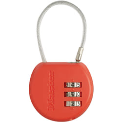 MASTER LOCK 4671EURDCOL lucchetto per bagaglio Lucchetto a combinazione per bagagli Acrilonitrile butadiene stirene (ABS) Blu, Verde, Giallo