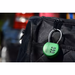 MASTER LOCK 4671EURDCOL lucchetto per bagaglio Lucchetto a combinazione per bagagli Acrilonitrile butadiene stirene (ABS) Blu, Verde, Giallo
