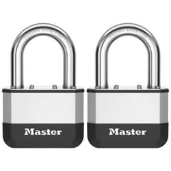 MASTER LOCK PK15EURTLF lucchetto Lucchetto senza ceppo 2 pz