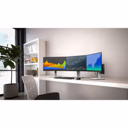 HP E-Series E24 G4 23.8" Full HD LCD Nero, Argento - Vista aggiuntiva 7