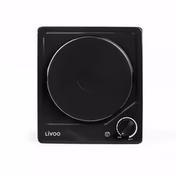 Livoo DOC167N, Nero, Da incasso, 26 cm, Piastra sigillata, 1 Fornello(i), 1 Fornello(i)