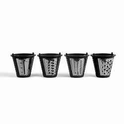 Livoo DOP192 grattugia e spiralizzatore elettrici Grattugia elettrica Acciaio inox Nero, Acciaio inox - Vista aggiuntiva 7