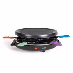 Livoo DOC207, 6 persona(e), Metallo, Plastica, Nero, 800 W, 290 mm, 340 mm