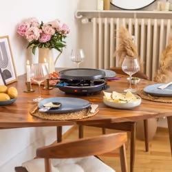 Livoo DOC207 griglia per raclette 6 persona(e) 800 W Nero
