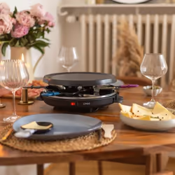 Livoo DOC207 griglia per raclette 6 persona(e) 800 W Nero