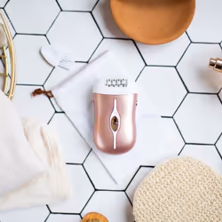 Livoo DOS167P epilatore 32 pinzette Rose Gold, Bianco