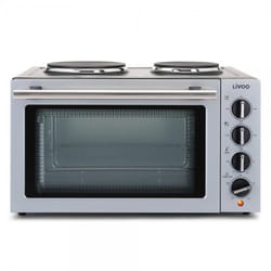 Livoo DOC211 cucina Fornetto da appoggio Elettrico Piastra sigillata Grigio