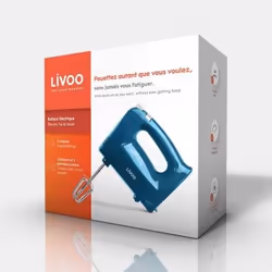Livoo DOP162B sbattitore Sbattitore manuale 200 W Blu - Vista aggiuntiva 4