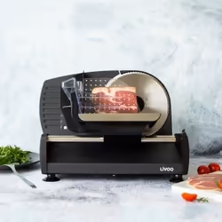 Livoo DOM396 affettatrice Elettrico 150 W Nero Metallo - Vista aggiuntiva 4
