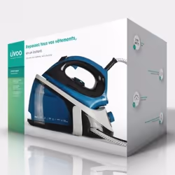 Livoo DOM405 ferro da stiro a caldaia 2100 W 1,1 L Piastra in Ceramica Nero - Vista aggiuntiva 7