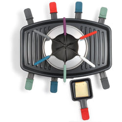 Livoo - macchina per raclette 8 persone + fonduta - doc233