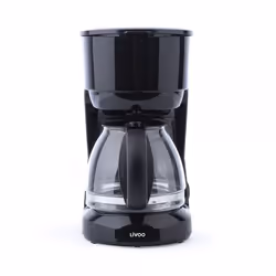 Livoo DOD183N, Macchina da caffè con filtro, 0,75 L, Caffè macinato, 600 W, Nero