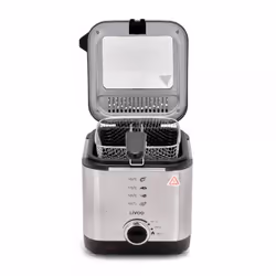 Livoo DOC240, Friggitrice, 1,5 L, 0,4 kg, 190 °C, Singolo, Nero, Acciaio inox