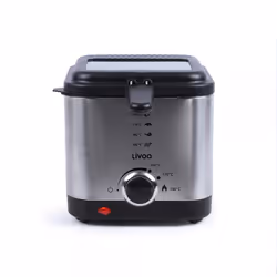 Livoo DOC240 friggitrice Singolo 1,5 L 900 W Nero, Acciaio inox