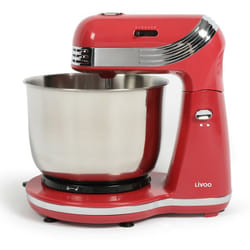 robot pasticceria multifunzione 3l 250w rosso - dop137rc - livoo