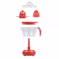 Livoo DOD131RC spremiagrumi 25 W Rosso, Trasparente - Vista aggiuntiva 4
