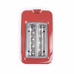 Livoo DOD162RC tostapane 2 fetta/e 750 W Rosso - Vista aggiuntiva 3