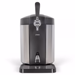 Livoo DOM463, 5 L, Nero, Acciaio inox, Acciaio inox, Birra, Heineken, 5 L
