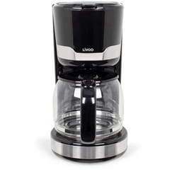 Livoo - caffettiera con filtro 12-14 tazze 1000w nera - DOD201N