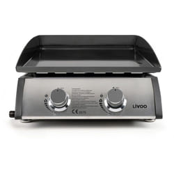 Piastra a gas 2 fuochi - DOC296 Livoo