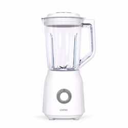 Frullatore Livoo DOP242W, con una potenza di 600 W, 2 velocità e funzione turbo, il frullatore consente di realizzare una var ...