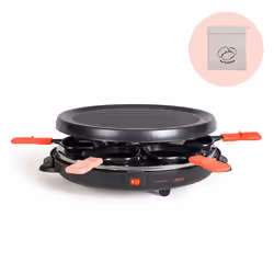 Griglia per raclette Livoo DOC307 Griglia di cottura rimovibile per grigliare gli alimenti. Cottura perfetta grazie al termos ...