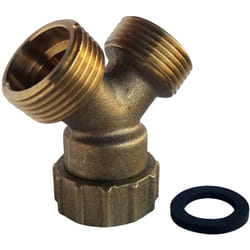 Ayor - somatherm for you - derivazione 2 corsie di svolta dado 20/27 M20 / 27 20/27 ottone -Fitting Y-alimentazione 2 20/27 infissi come una