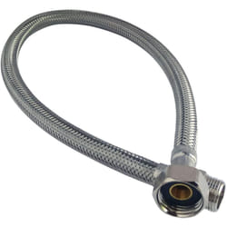 Ayor - Somatherm for you - Flexible Sanitary Connection Right Mash 12/17 (3/8 ') - Female femmina femmina 15/21 (1/2') - lunghezza 30 cm - dn8