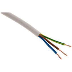 Cavo di alimentazione HO5VV-F 3G1,5 Bianco - 10 m - Zenitech