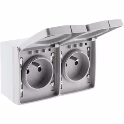 Descrizione dettagliata del prodotto Prodotto: Presa doppia 16A 2P+T Universo: Elettricità Protezione impermeabile: IP55 Colo ...