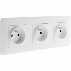 Descrizione dettagliata del prodotto : Prodotto : Presa tripla 2P+T 16A precablata Universo : Elettricità Potenza massima : 3 ...