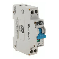 Zenitech - Interruttore automatico 3Ka Fase più Neutro 25 ampere