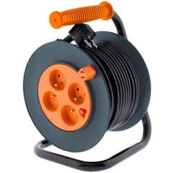 Zenitech - Bobina a 4 prese HO5VV-F 3G1mm² 25m +interruttore automatico
