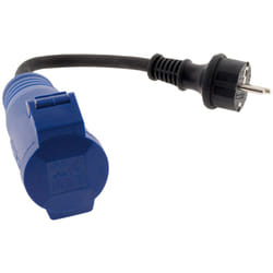 Zenitech - Adattatore caravan femmina CEE17 a maschio 16A