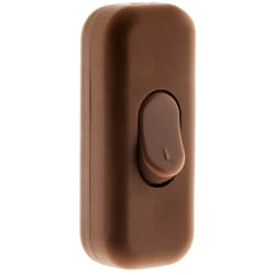 Zenitech - Interruttore 2A Unipolare Marrone